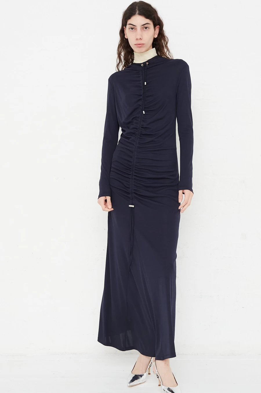 Nomia Midnight Hooded Long Sleeve Maxi Dress - Elegant Women's Fashion by Oroboro Store