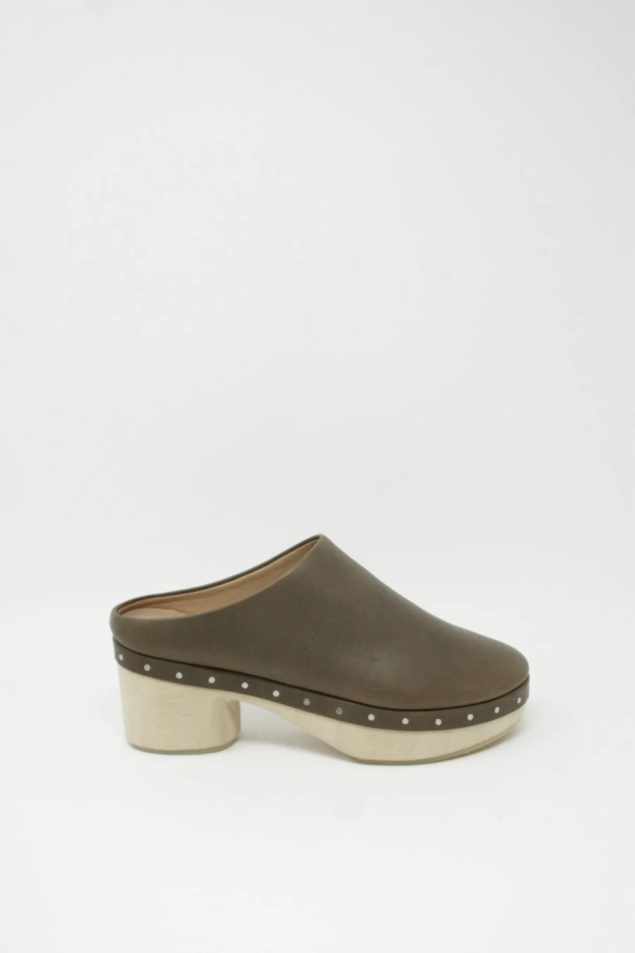 Lauren Manoogian Leather Studio Clog - Oroboro Comfortable Slip-On Shoes