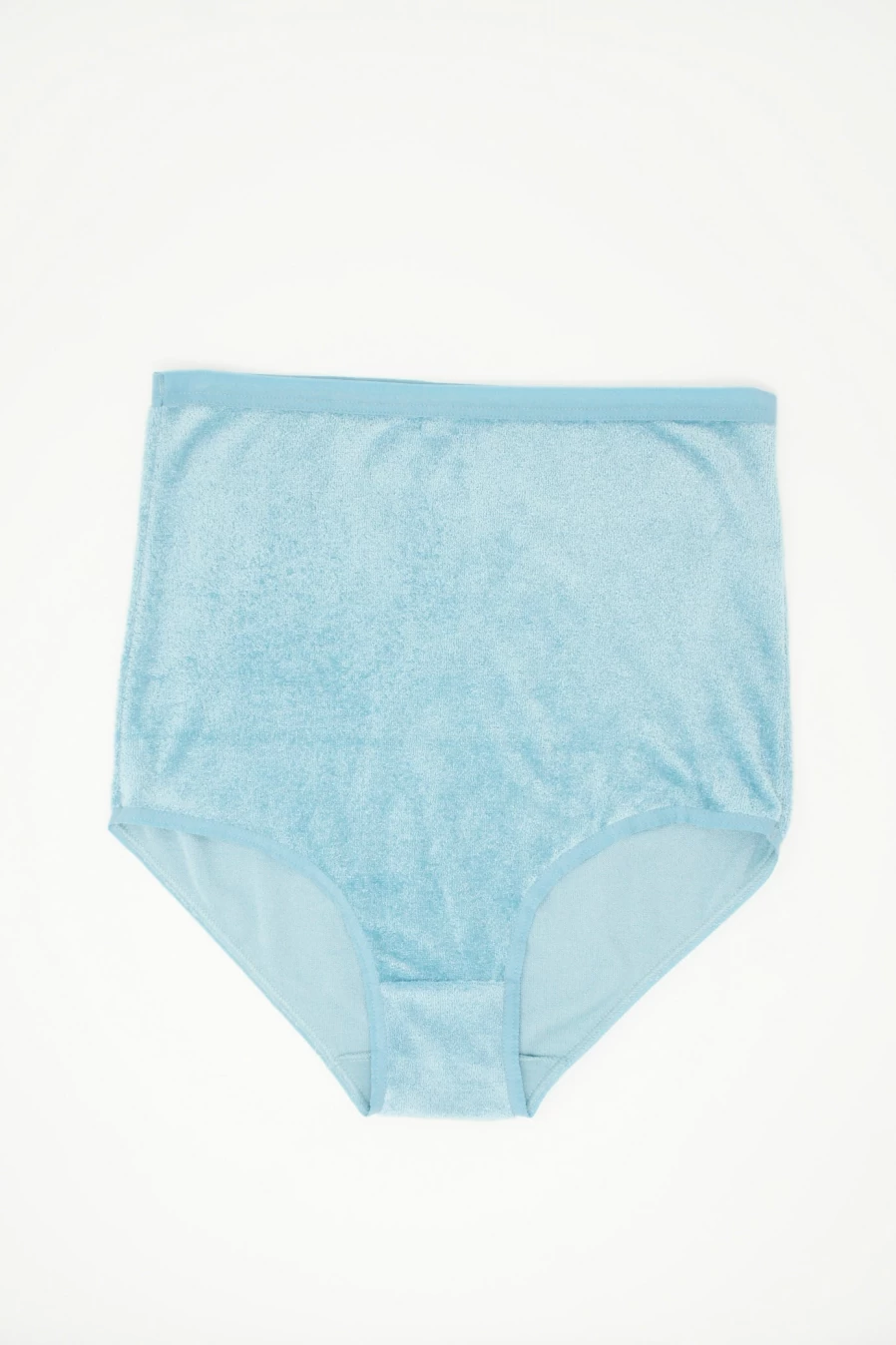 Baserange High Waist Bell Bottom Pants in Civil Blue - Sustainable Women's Trousers | Oroboro Store