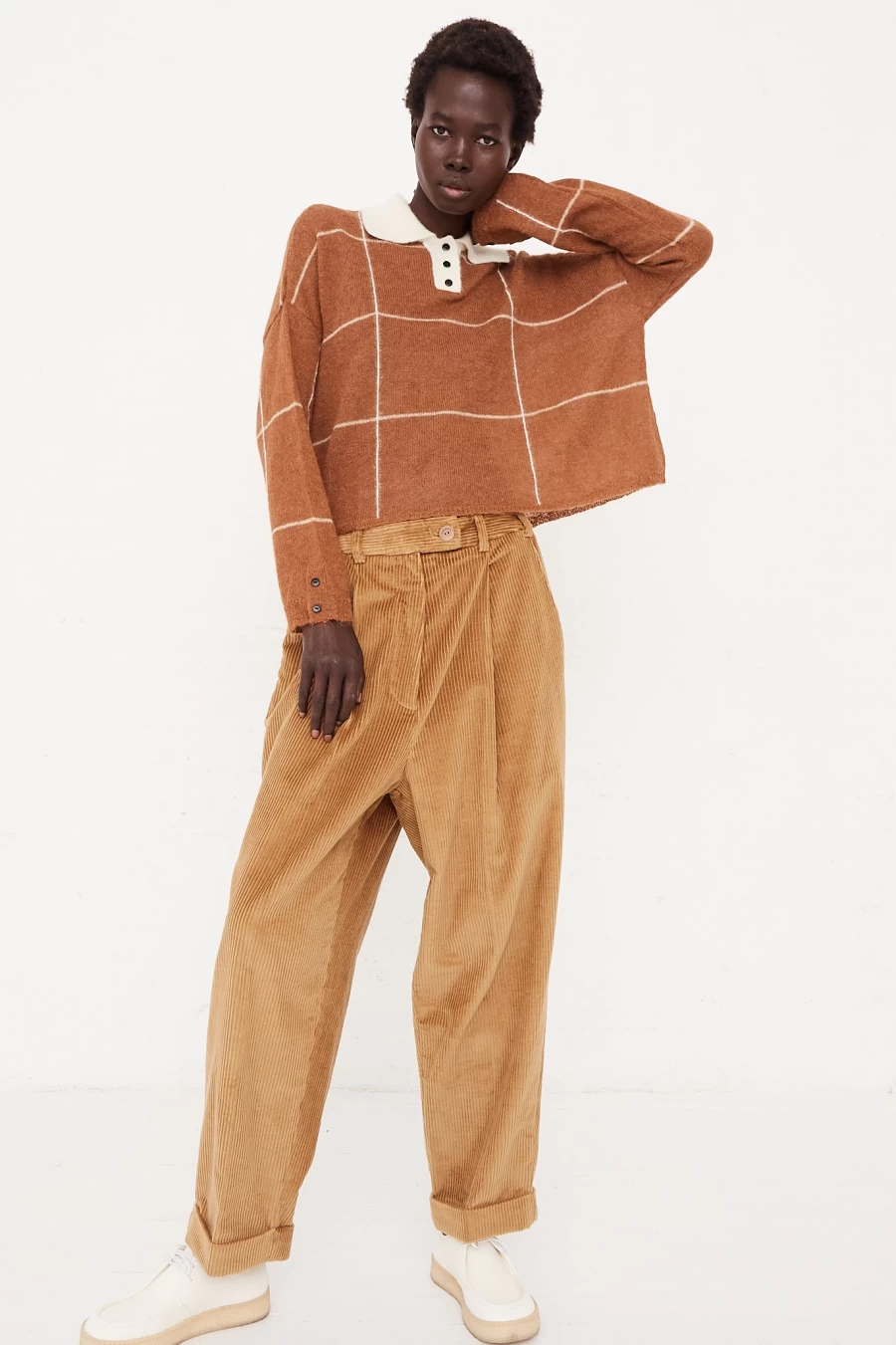 Cordera Men's Corduroy Pants in Miel - Comfortable & Stylish Casual Trousers | Oroboro Store