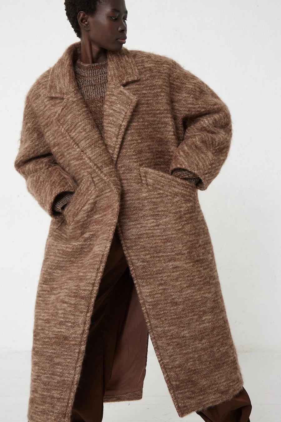 Veronique Leroy Oak Tailored Coat | Luxury Women's Outerwear | Oroboro Store