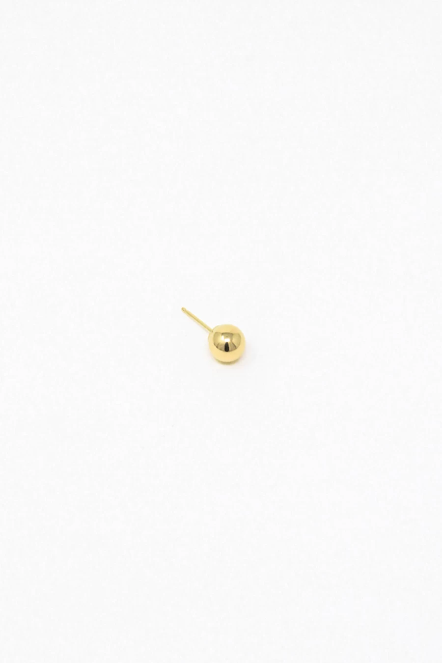 Kathleen Whitaker 14K Yellow Gold 6mm Sphere Stud Earrings | Handmade Fine Jewelry | Oroboro Store New York
