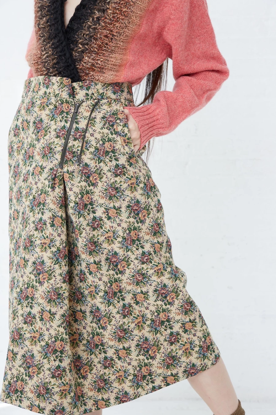 Bless Floral Print Skirt No. 75 | Women's Fashion by Oroboro Store