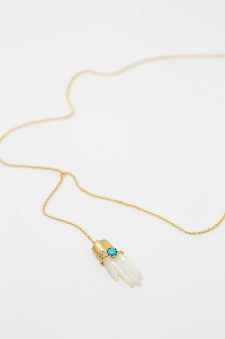 Grainne Morton Hand Lariat Necklace with Matching Bracelet - Boho Chic Jewelry Set