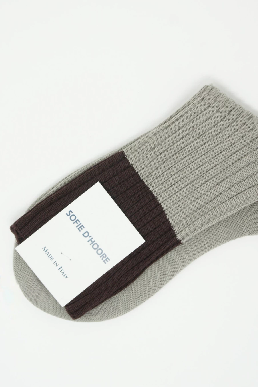 Sofie D'Hoore Mahogany & Sand Four Crew Socks - Comfortable & Stylish Footwear by Oroboro Store