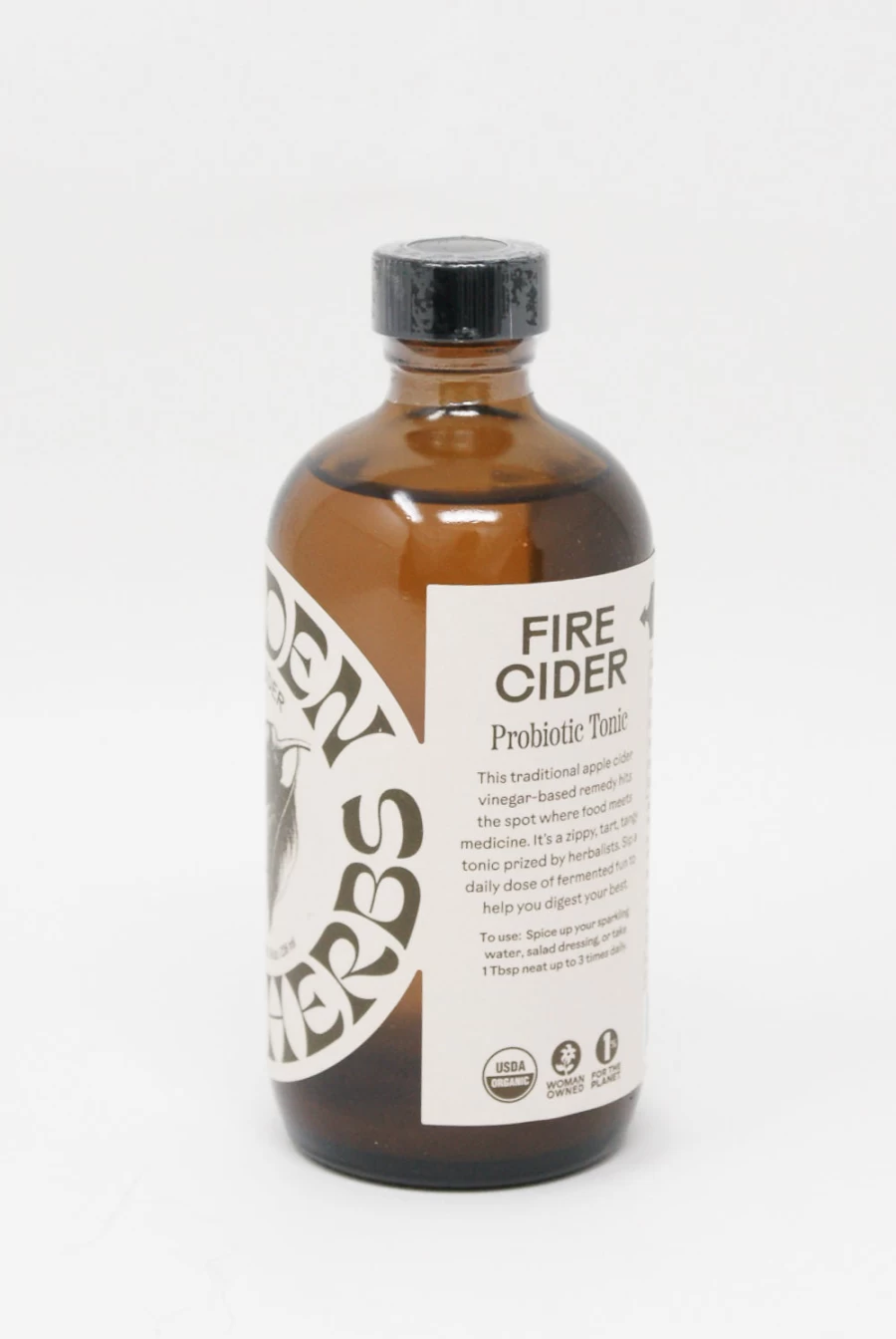 Wooden Spoon Herbs Fire Cider - Organic Herbal Tonic by Oroboro Store, New York, NY