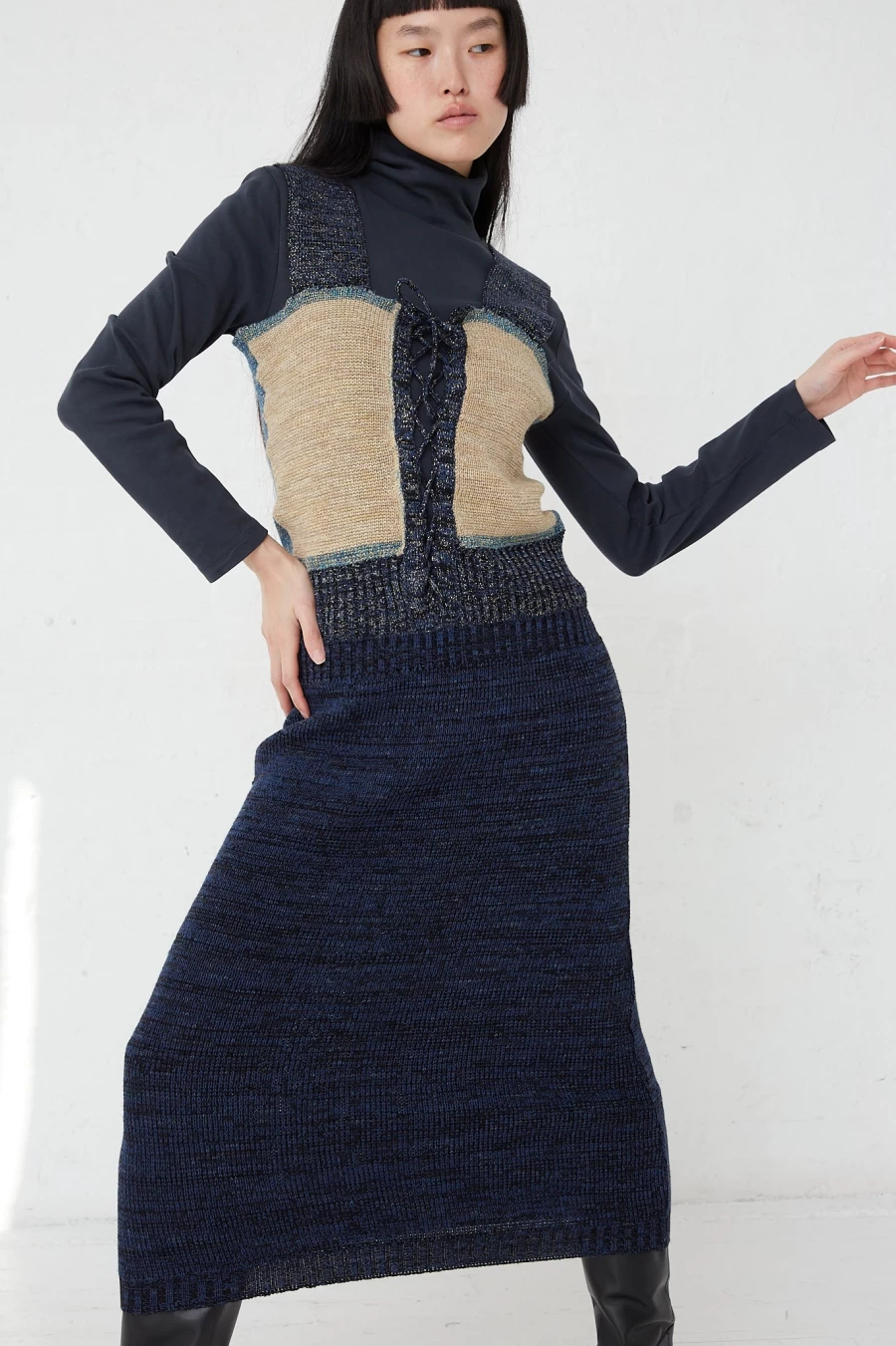 "Intensity Blue Optic Dress | Stylish Women's Fashion by Oroboro Store"